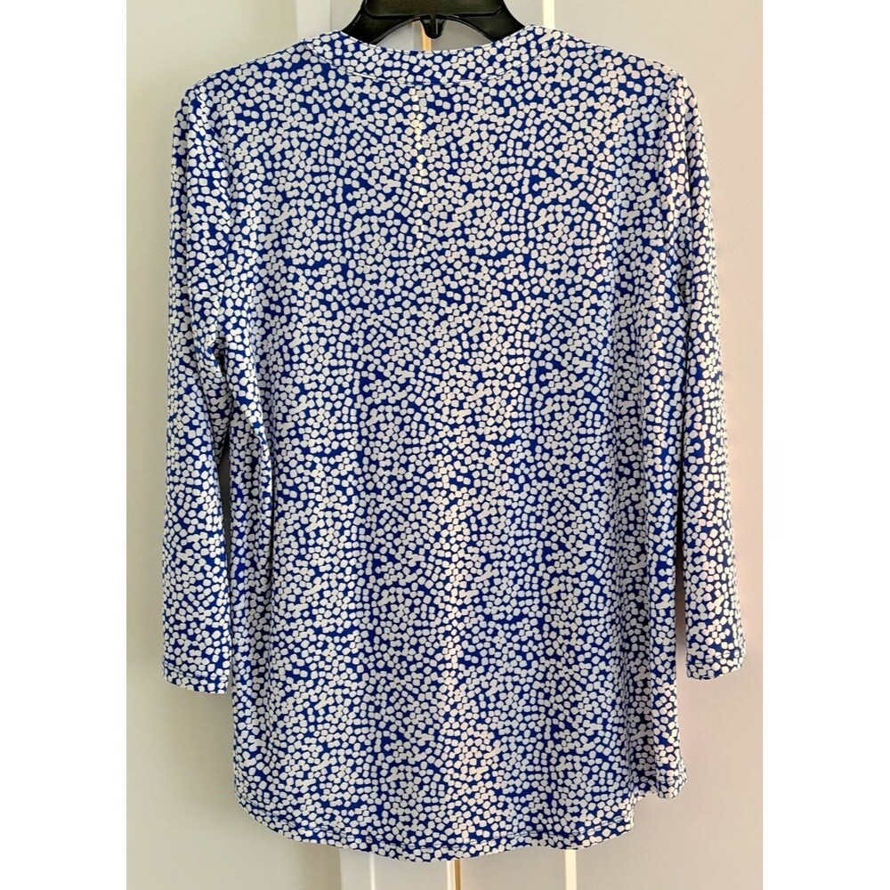 Jones Of New York Shirt Women’s Size Medium Signature 3/4 Sleeve Stretch NWT $69 - Picture 3 of 12